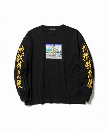 "地獄特急便" L/S Tee *ブラック*