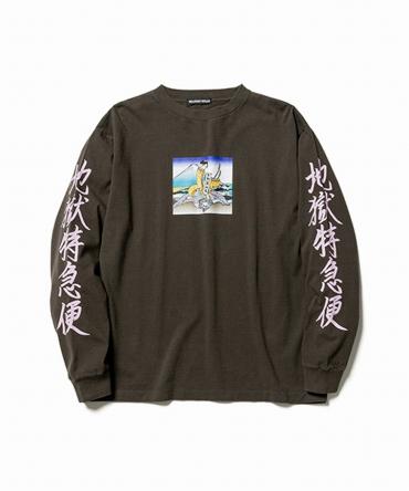 "地獄特急便" L/S Tee *グリーン*