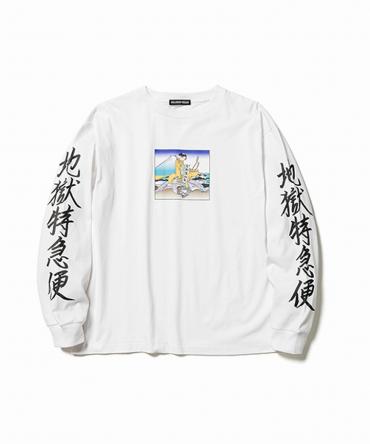 "地獄特急便" L/S Tee *ホワイト*