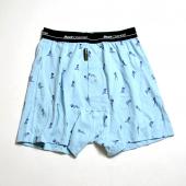 GIRL PRINT UNDERWEAR *サックス*