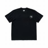 CIRCLE POCKET TEE BACK PRINT *ブラック*