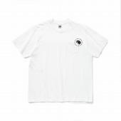 CIRCLE POCKET TEE BACK PRINT *ホワイト*