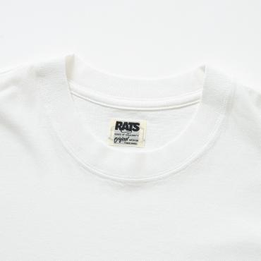 CIRCLE POCKET TEE BACK PRINT *ホワイト*