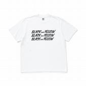 BLACK and YELLOW TEE *ホワイト*