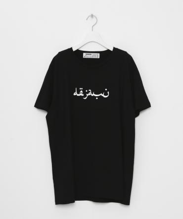 deja-vu Arabic Logo ルーズシルエットTシャツ[LEC771] *ブラック*