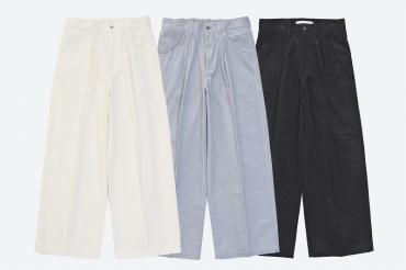 CORDUROY BAGGY PANTS *ブラック*