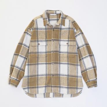 BIG CHECK SHIRTS *ブラウン*