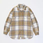 BIG CHECK SHIRTS *ブラウン*