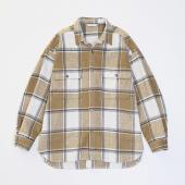 BIG CHECK SHIRTS *ブラウン*