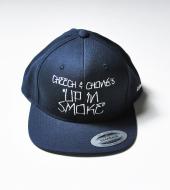 ×UP IN SMOKE SNAP BACK *ネイビー*