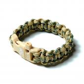 PARA CORD BRACELET *カーキ*