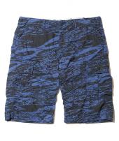 GHOSTLION CAMO CARGO SHORTS *ネイビー*