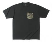 GHOSTLION CAMO POCKET T *ブラック*