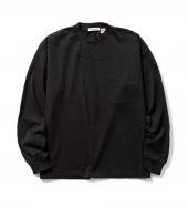 US Fabric POCKET L/S Tee *ブラック*