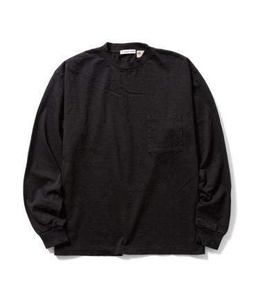 US Fabric POCKET L/S Tee *ブラック*