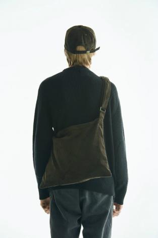 CORDUROY SHOLDER BAG *ブラウン*