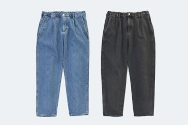 ANKLE EASY DENIM PANTS *ブラック*