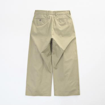 WIDE CHINO PANTS *ベージュ*
