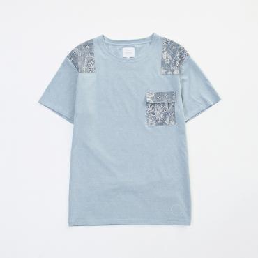 PAISLEY TEE *サックス*