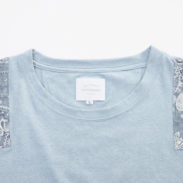 PAISLEY TEE *サックス*