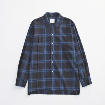 DAMEGE CHECK SHIRTS *ブルー*