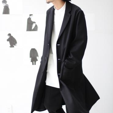 DAMEGE LOOSE COAT *ブラック*