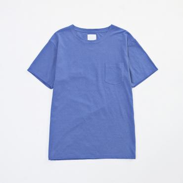 S/S POCKET TEE *ブルー*