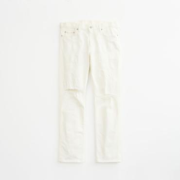 DAMAGE DENIM PANTS *ホワイト*