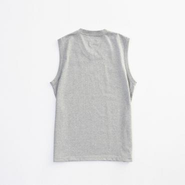 NO SLEEVE TEE *グレー*