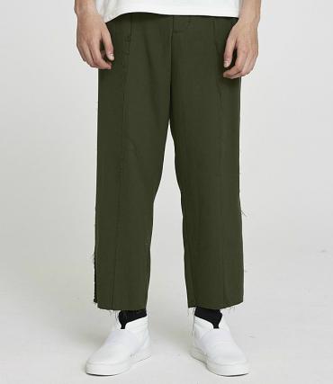 DAMEGE ANKLE PANTS *オリーブ*