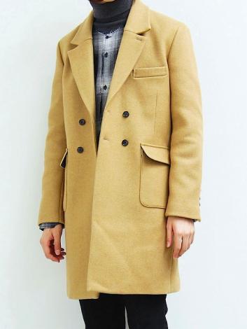 W-CHESTER FIELD COAT *キャメル*