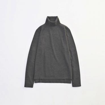 TURTLE NECK KNIT　*グレー*