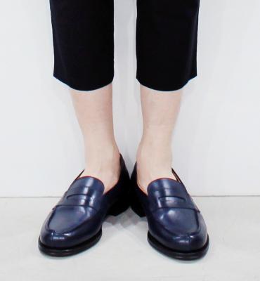 ×Jalan Sriwijaya [LEATHER LOAFER] *ネイビー*