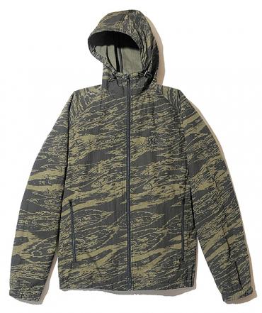 GHOSTLION CAMO HOODED JK *オリーブドラブ*