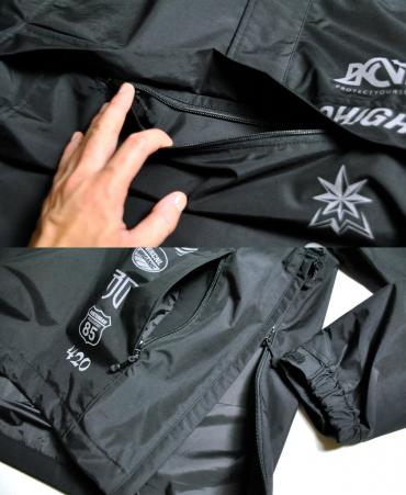 NYLON 3LAYER ANORAK *ブラック*