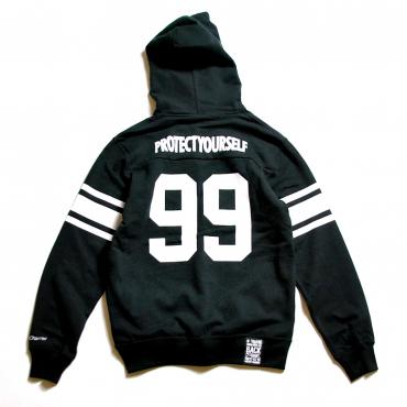 FOOTBALL PULLOVER PARKA **ブラック*