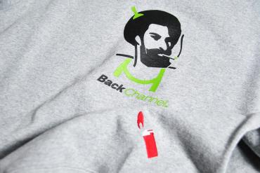ZIG ZAG CREW SWEAT *ミックスグレー*