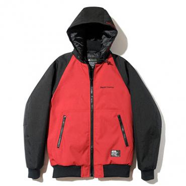 CORDURA HOODED JACKET *レッド×ブラック*