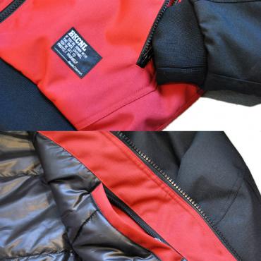 CORDURA HOODED JACKET *レッド×ブラック*