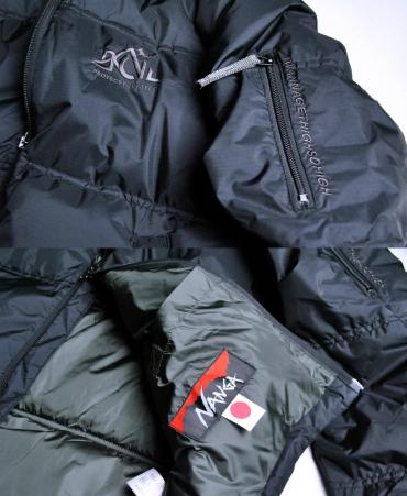 ×NANGA HOODED DOWN JACKET *ブラック*