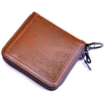 GHOSTLION CAMO LEATHER WALLET *ブラウン*