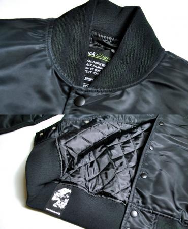 NYLON STADIUM JACKET *ブラック*