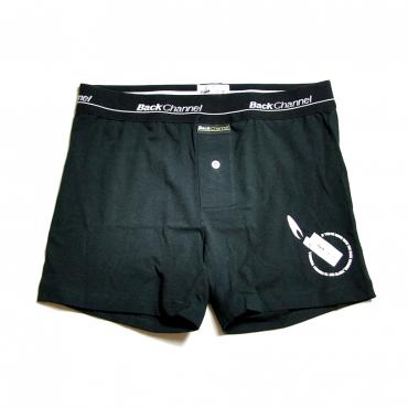 ONE POINT BOXER UNDERWEAR *ブラック*