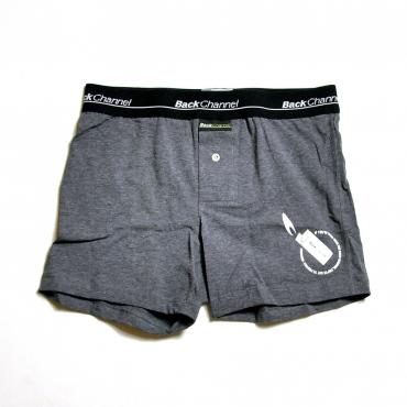 ONE POINT BOXER UNDERWEAR *チャコール*