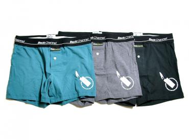 ONE POINT BOXER UNDERWEAR *チャコール*