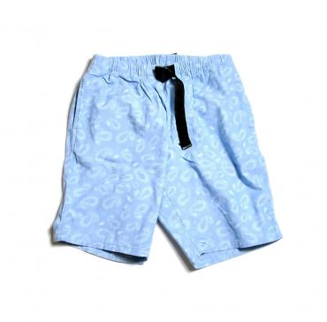 PAISLEY CHAMBRAY EASY SHORTS *サックス*