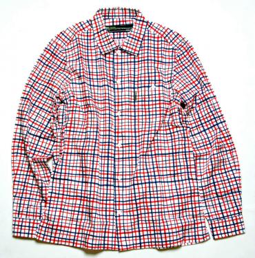 COTTON CHECK SHIRT*レッドチェック*