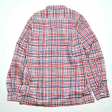 COTTON CHECK SHIRT*レッドチェック*