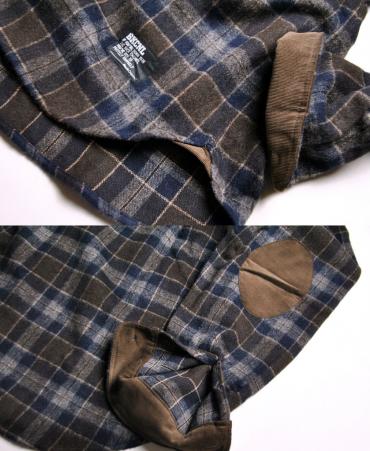 SHAGGY WOOL CPO SHIRT*グレー*