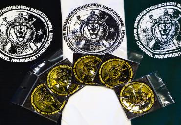 ENGRAVED METAL STICKER *ゴールド*